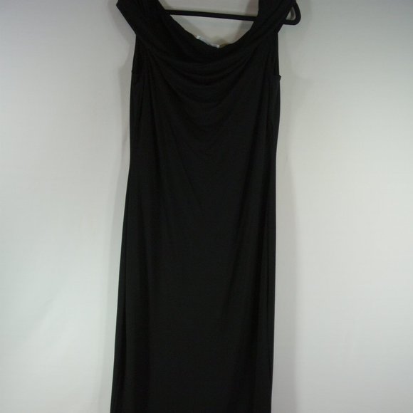 NEW Reformation Jamen Off Shoulder Knit Midi Dress in Black Size L#2486 - Picture 7 of 11